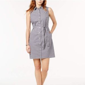 Tommy Hilfiger Sleeveless Gingham Dress